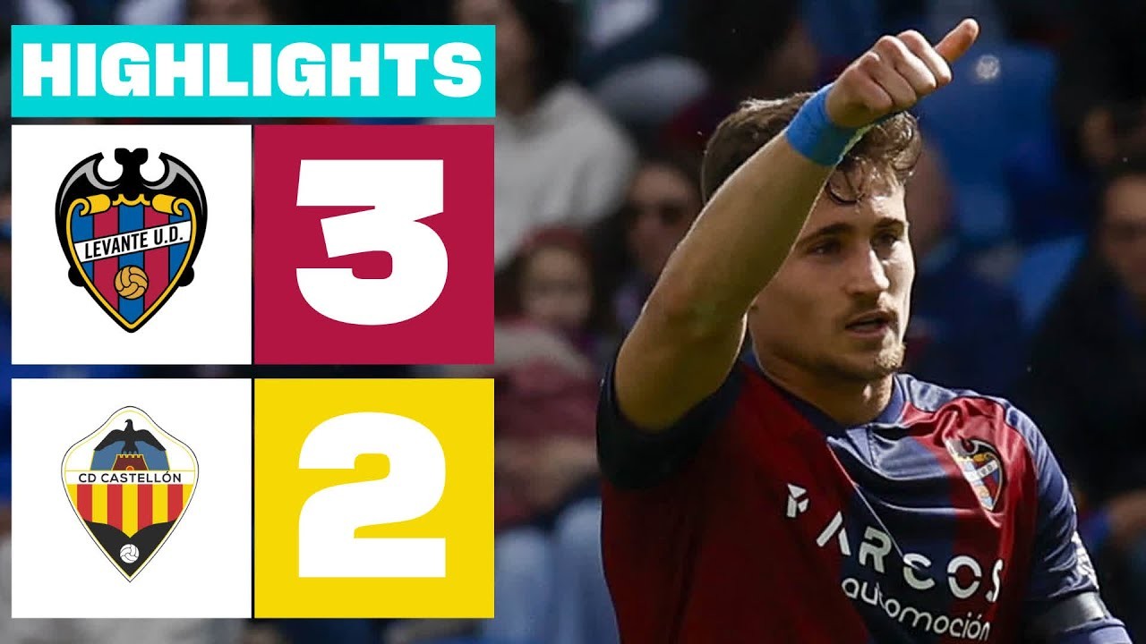 #ไฮไลท์ฟุตบอล [ เลบานเต้ 3 - 2 คาสเตลล่อน ] อเดลันเต้ สเปน 2025/24.3.68