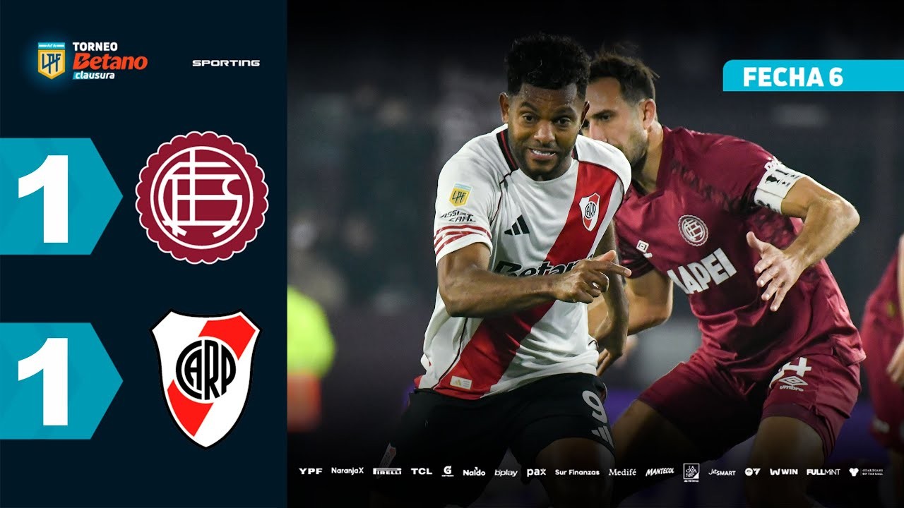 #ไฮไลท์ฟุตบอล [ ลานุส 1 - 1 ริเวอร์เพลท ] อาร์เจนติน่า พรีเมียร์ ดิวิชั่น 2025/26.8.68