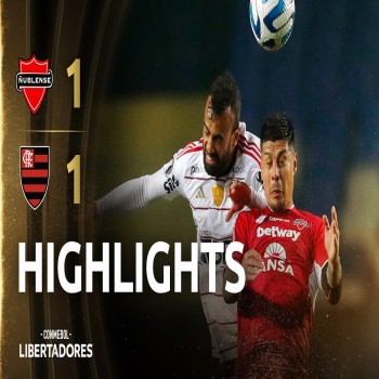 #ไฮไลท์ฟุตบอล [ นูเบลนเซ่ 1 - 1 ฟลาเมงโก ] โคปา ลิเบอร์ตาดอเรส 2023