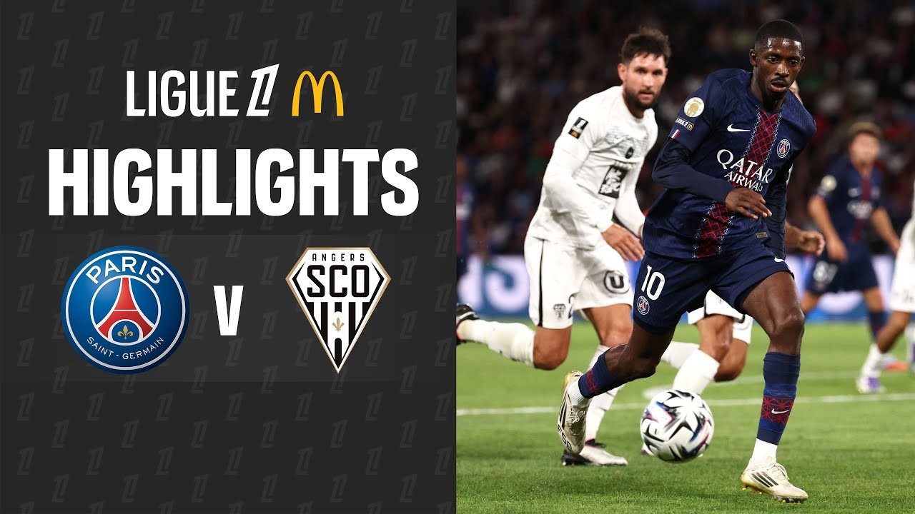 #ไฮไลท์ฟุตบอล [ ปารีส แซงต์ แชร์กแมง 1 - 0 อองเช่ร์ ] ลีกเอิง ฝรั่งเศส 2025/23.8.68