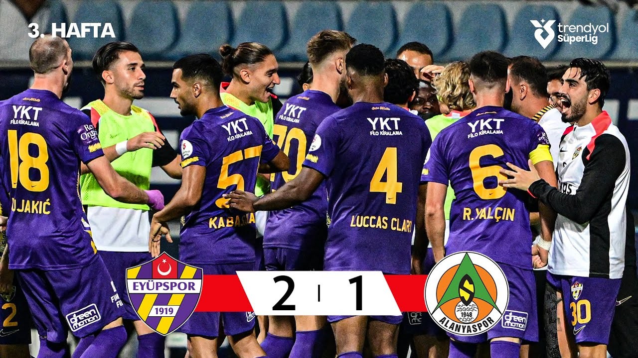 #ไฮไลท์ฟุตบอล [ อียูบสปอร์ 2 - 1 อลันยาสปอร์ ] ตุรกี ซุปเปอร์ลีก 2025/26.8.68