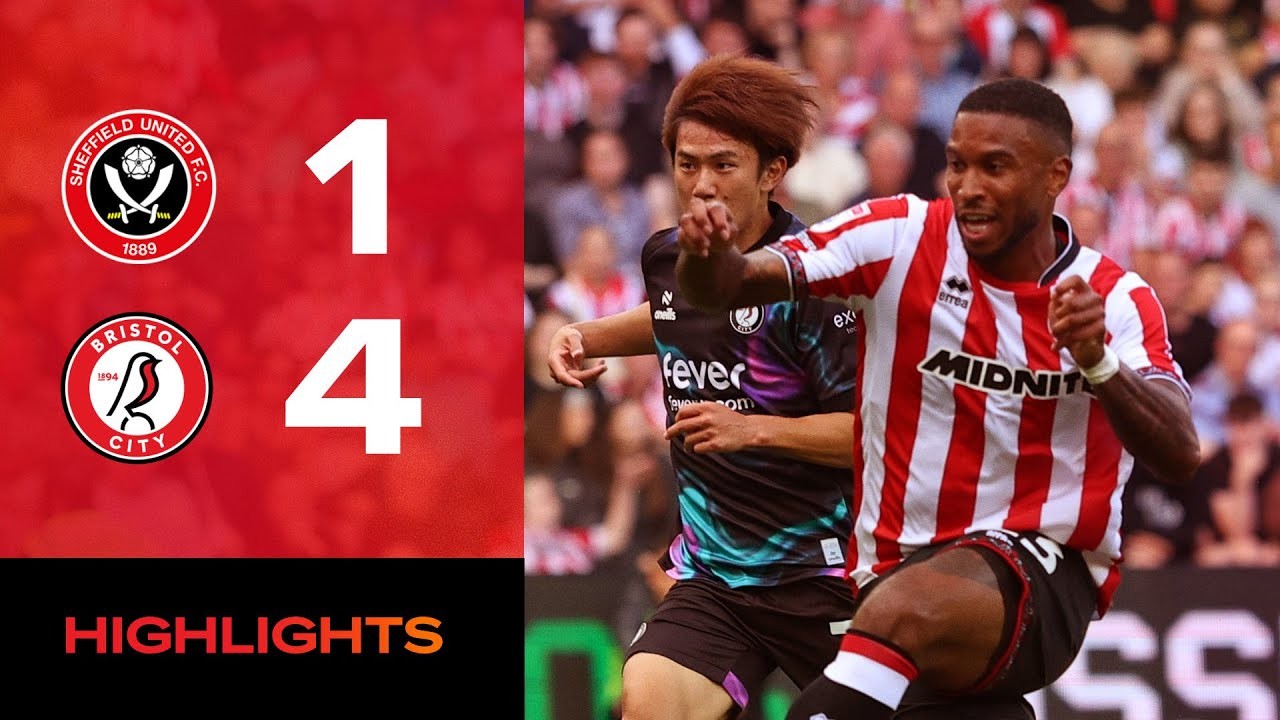 #ไฮไลท์ฟุตบอล [ เชฟฟิลด์ ยูไนเต็ด 1 - 4 บริสตอล ซิตี้ ] เดอะแชมเปี้ยนส์ชิพ อังกฤษ 2025/10.8.68