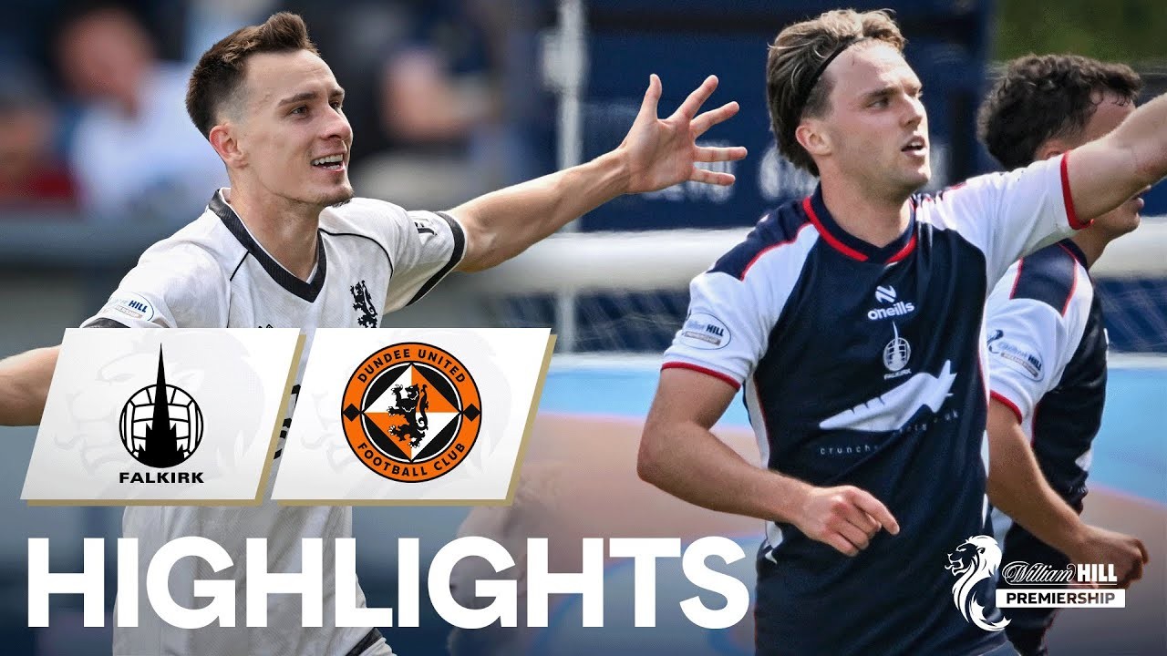 #ไฮไลท์ฟุตบอล [ ฟัลเคิร์ก 2 - 2 ดันดี ยูไนเต็ด ] สก็อตแลนด์ พรีเมียร์ลีก 2025/4.8.68