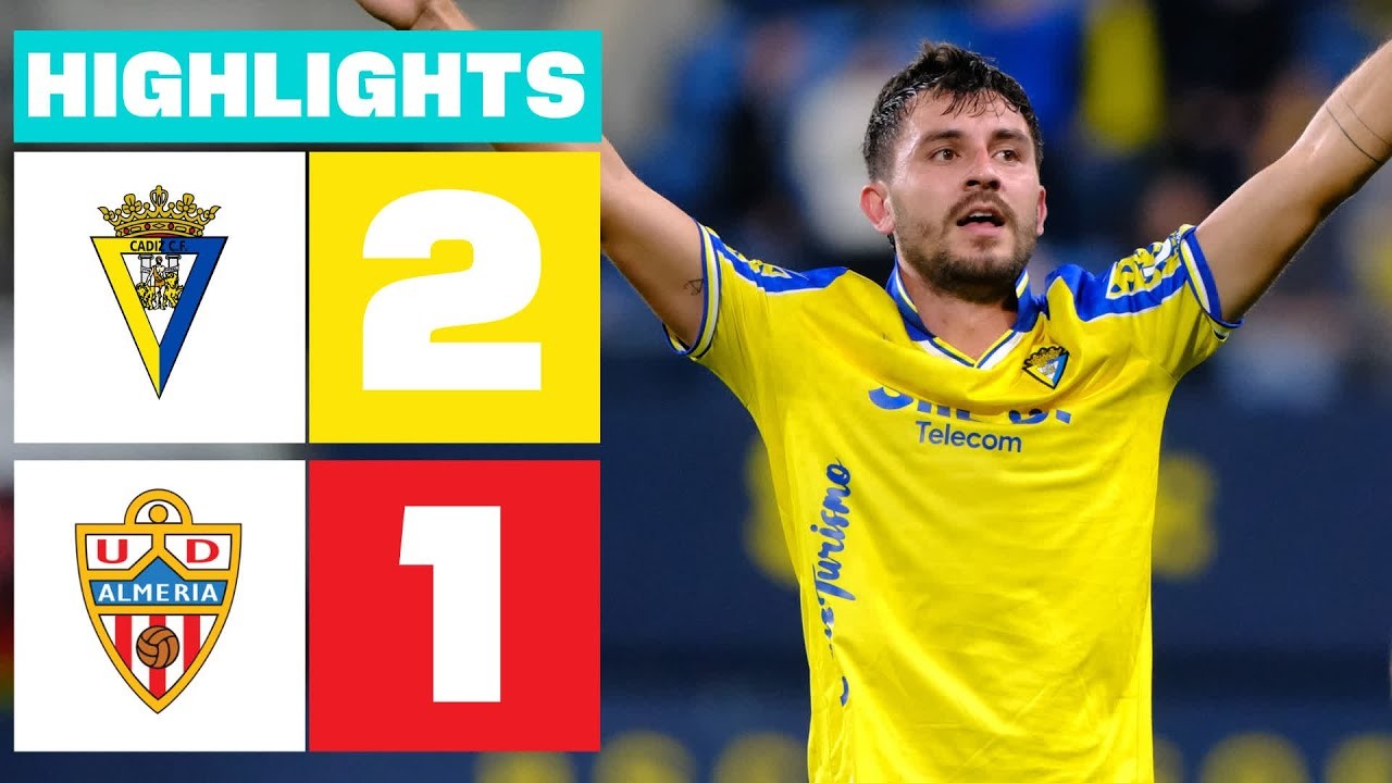 #ไฮไลท์ฟุตบอล [ กาดิซ 2 - 1 อัลเมเรีย ] อเดลันเต้ สเปน 2025/10.5.68