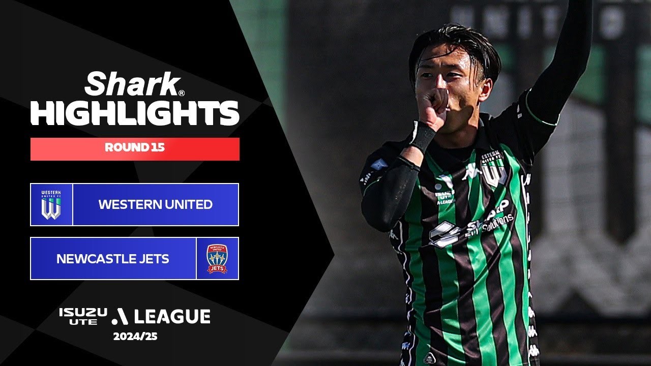 #ไฮไลท์ฟุตบอล [ เวสเทิร์น ยูไนเต็ด เอฟซี 3 - 1 นิวคาสเซิ่ล เจ็ทส์ ] เอลีก ออสเตรเลีย 2025/17.1.68