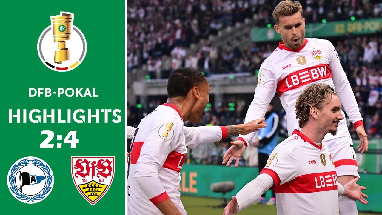 #ไฮไลท์ฟุตบอล [ อาร์มีเนีย บีเลเฟลด์ 2 - 4 สตุ๊ตการ์ต ] เดเอฟเบ โพคาล เยอรมัน (รอบชิงชนะเลิศ) 2025/25.5.68