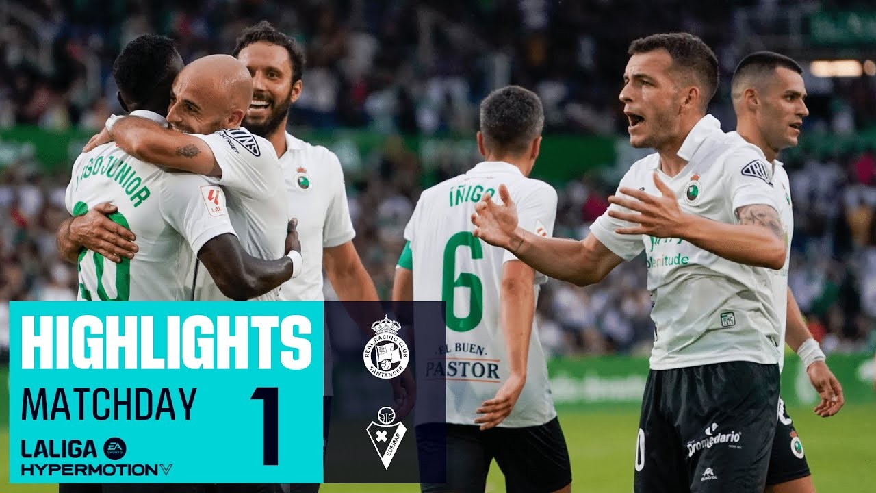 #ไฮไลท์ฟุตบอล [ ราซิ่ง ซานตานเดร์ 4 - 0 เออิบาร์ ] อาเดลานเต้ สเปน 2023