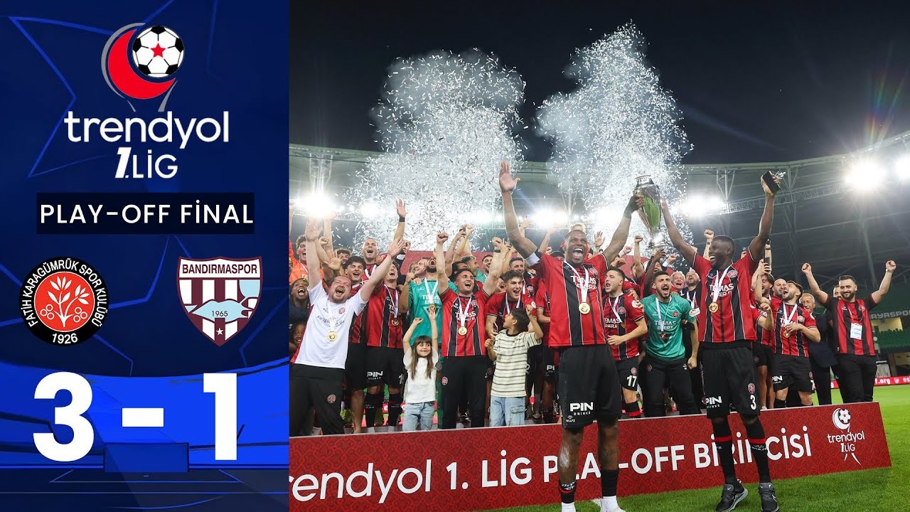 #ไฮไลท์ฟุตบอล [ คารากูมรัค 3 - 1 บันไดมาสปอร์ ] ตุรกี ดิวิชั่น2 2025/30.5.68