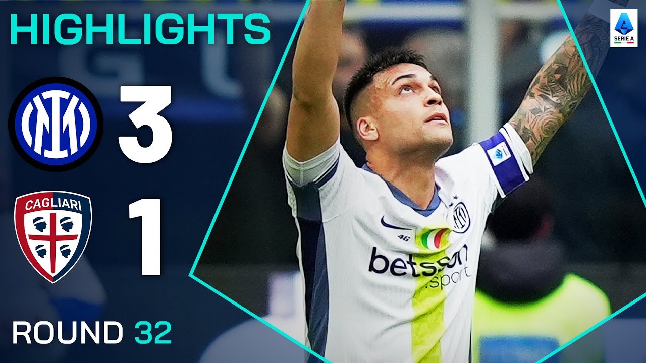 #ไฮไลท์ฟุตบอล [ อินเตอร์ มิลาน 3 - 1 กายารี่ ] กัลโช่ เซเรียอา อิตาลี 2025/13.4.68