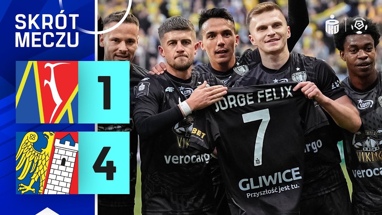 #ไฮไลท์ฟุตบอล [ มอเตรอ รูบิน 1 - 4 ปิแอส กลิวิส ] โปแลนด์ เอ็คสตรัคลาซ่า 2025/10.5.68