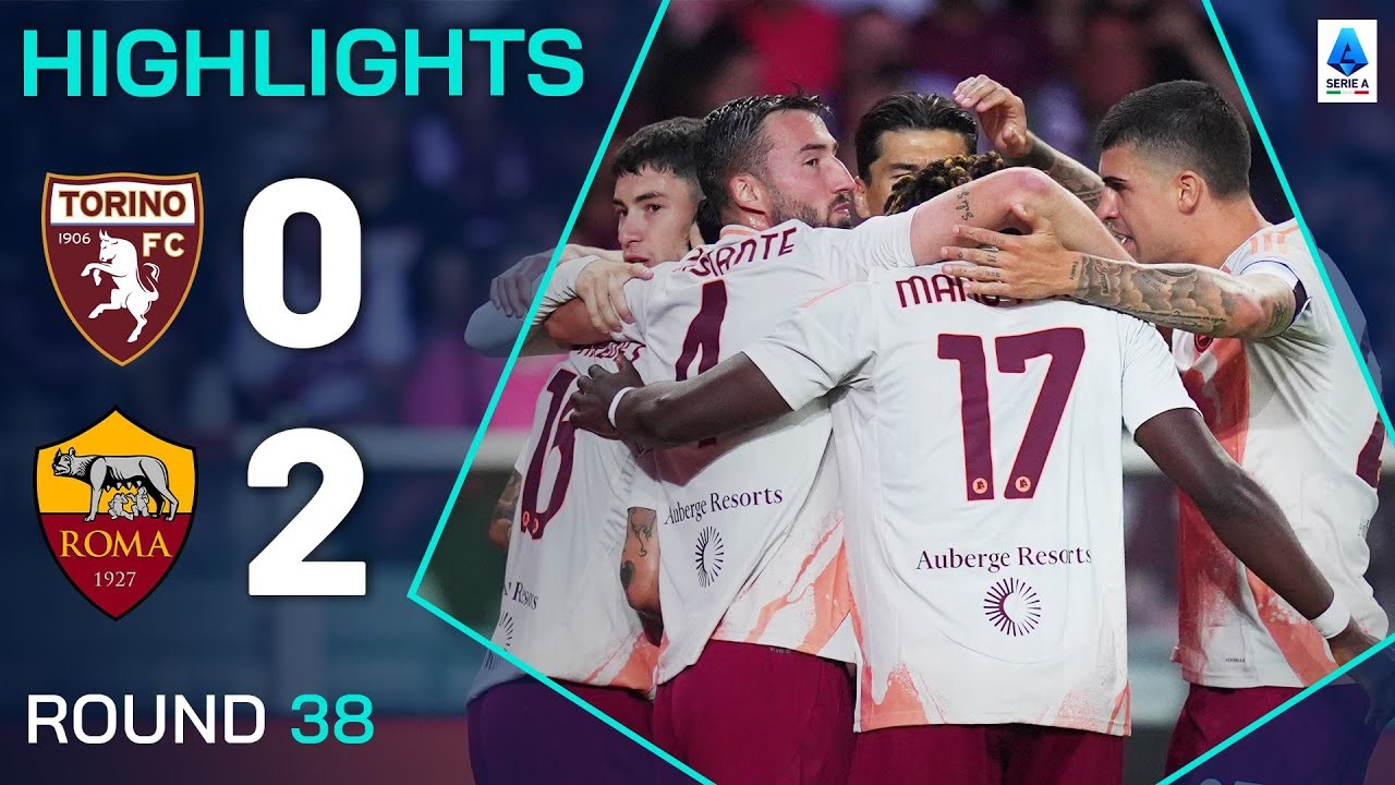 #ไฮไลท์ฟุตบอล [ โตริโน่ 0 - 2 เอเอส โรม่า ] กัลโช่ เซเรียอา อิตาลี 2025/26.5.68