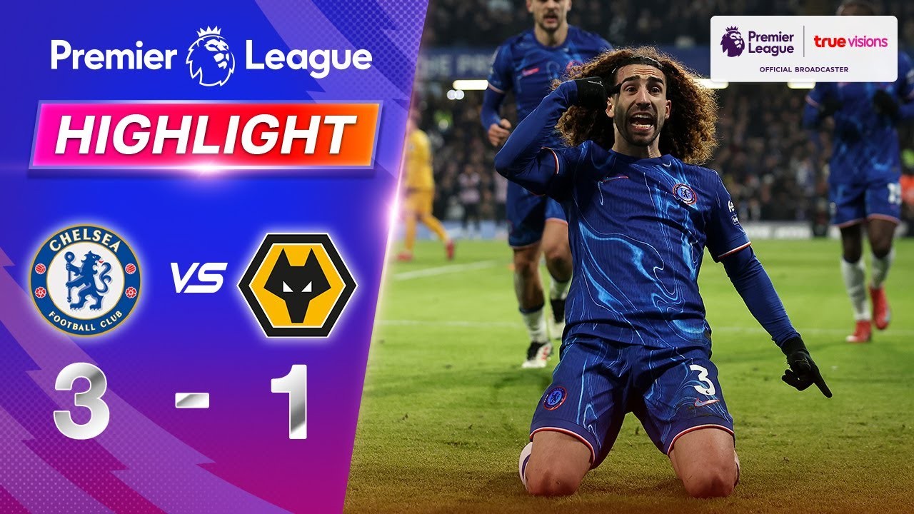 #ไฮไลท์ฟุตบอล [ เชลซี 3 - 1 วูล์ฟแฮมป์ตัน ] พรีเมียร์ลีก อังกฤษ 2025/21.1.68