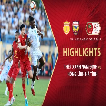 #ไฮไลท์ฟุตบอล [ เมกาสตาร์ นัม ดินห์ 1 - 1 ฮองลินห์ ฮาตินห์ ] เวียดนาม ลีก 2023