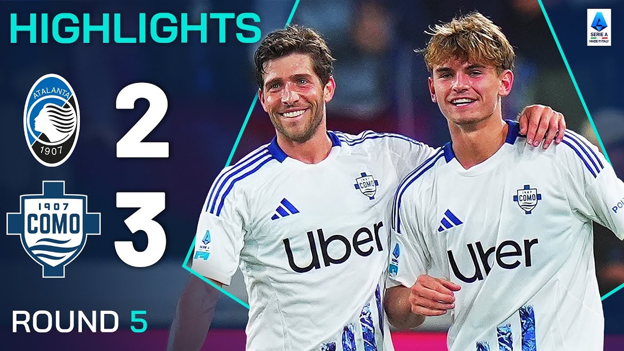 #ไฮไลท์ฟุตบอล [ อตาลันต้า 2 - 3 โคโม่ ] กัลโช่ เซเรียอา อิตาลี 2024/25.9.67