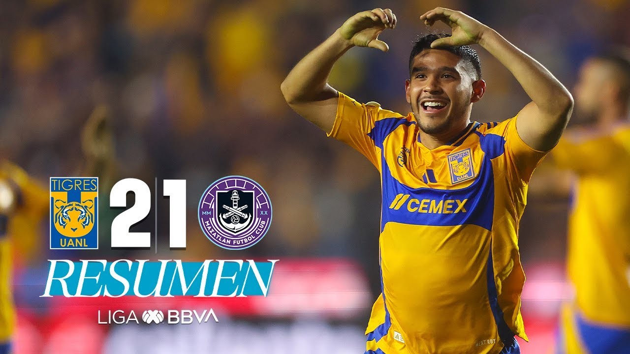 #ไฮไลท์ฟุตบอล [ ไทเกรส ยูเอเอ็นแอล 2 - 1 มาซัตลาน เอฟซี ] เม็กซิโก พรีเมร่า ดิวิชั่น 2025/18.1.68