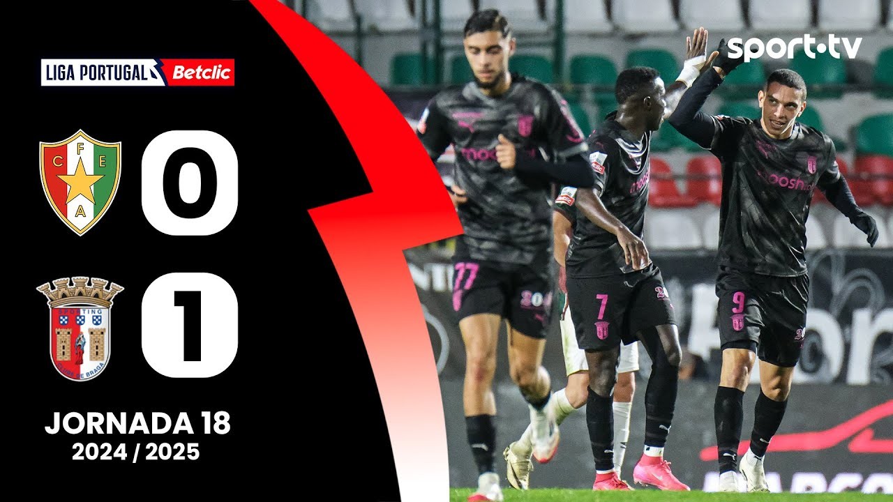 #ไฮไลท์ฟุตบอล [ อมาดอร่า 0 - 1 สปอร์ติ้ง บราก้า ] ลีกา ซาเกรส โปรตุเกส 2025/20.1.68