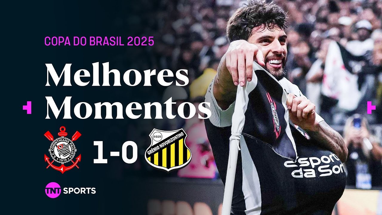 #ไฮไลท์ฟุตบอล [ โครินเธียนส์ 1 - 0 เกรมิโอ โนโวริซอนติโน่ ] บราซิล คัพ 2025/22.5.68