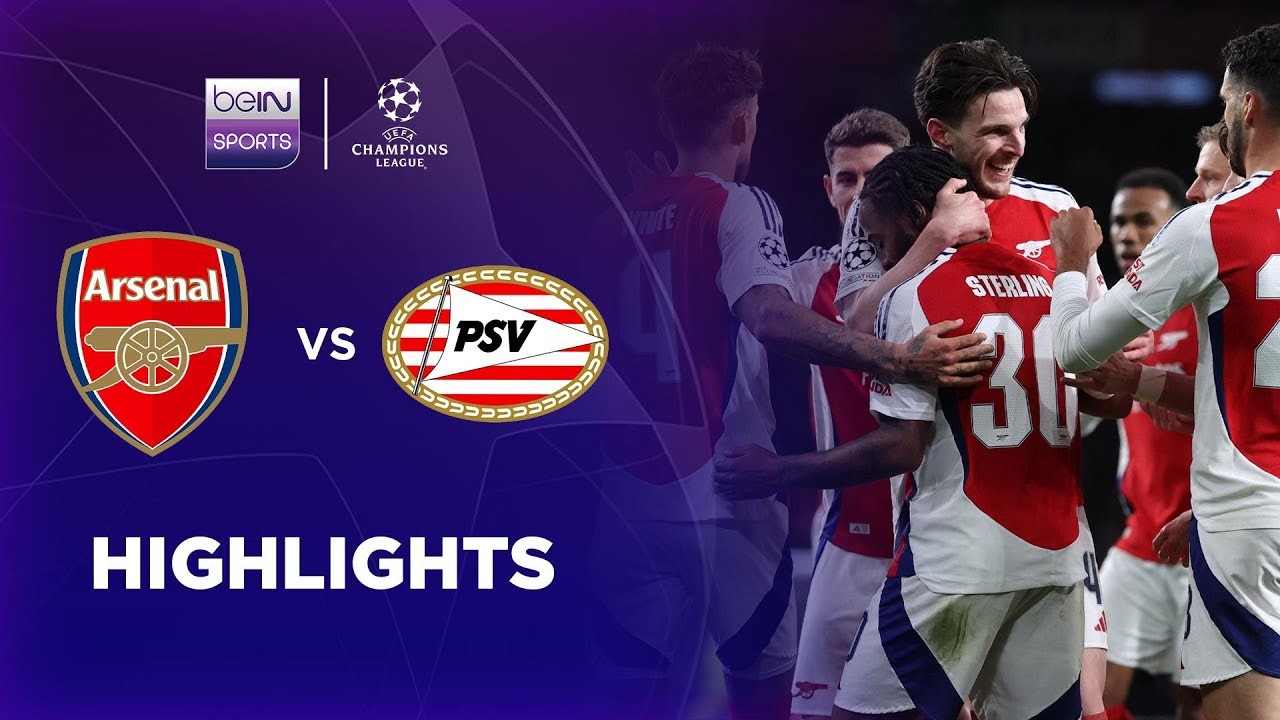 #ไฮไลท์ฟุตบอล [ อาร์เซน่อล 2 - 2 พีเอสวี ไอนด์โฮเฟ่น ] ยูฟ่า แชมเปี้ยนส์ลีก (รอบ16ทีมสุดท้าย)นัดสอง 2025/13.3.68