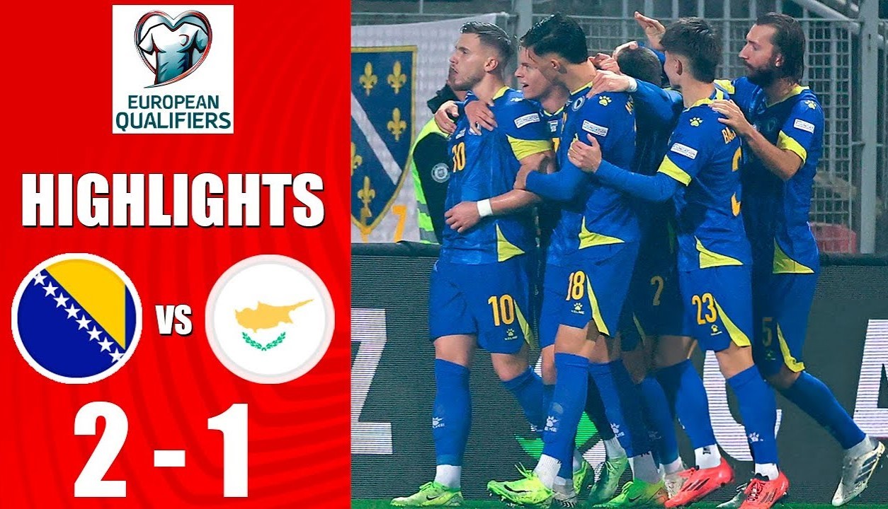 #ไฮไลท์ฟุตบอล [ บอสเนีย 2 - 1 ไซปรัส ] ฟุตบอลโลก รอบคัดเลือก โซนยุโรป 2025/25.3.68
