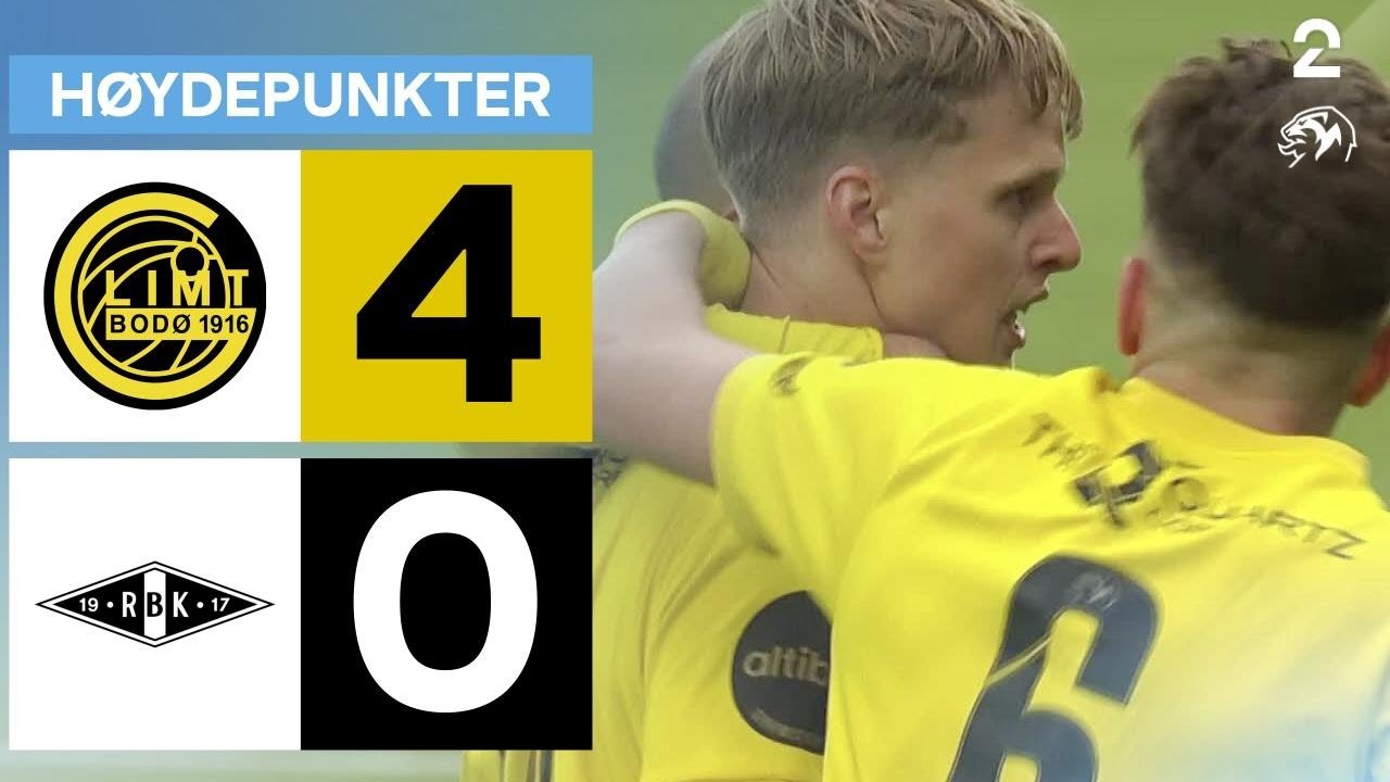 #ไฮไลท์ฟุตบอล [ โบโด กลิมท์ 4 - 0 โรเซนบอร์ก ] นอร์เวย์ ทิปเปลีเก้น 2025/25.5.68