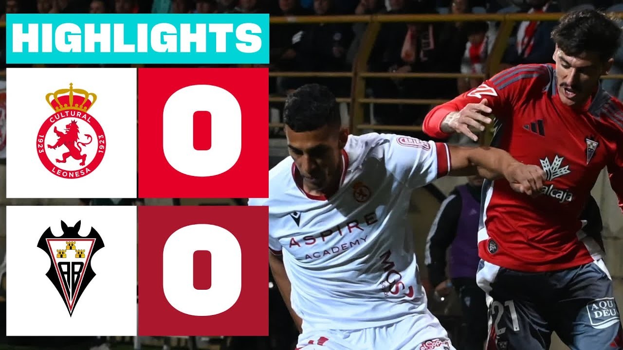 #ไฮไลท์ฟุตบอล [ คูลทูรัล เลโอเนซ่า 0 - 0 อัลบาเซเต้ ] อเดลันเต้ สเปน 2025/7.10.68