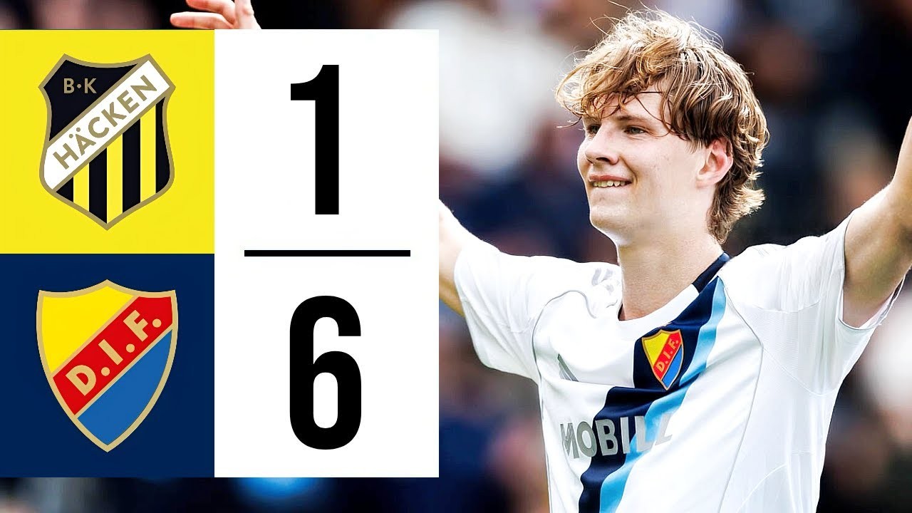 #ไฮไลท์ฟุตบอล [ ฮัคเค่น 1 - 6 เยอร์การ์เด้น ] สวีเดน ออลสเวนส์คาน 2025/28.7.68