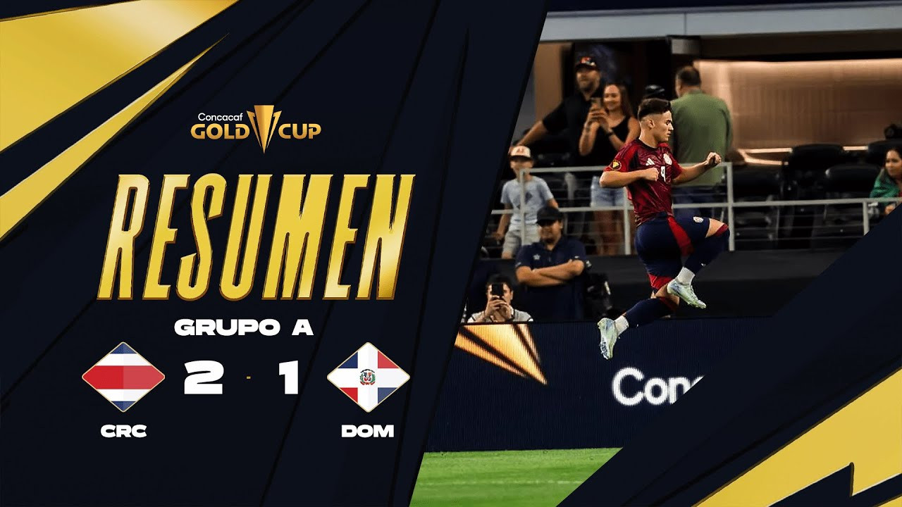 #ไฮไลท์ฟุตบอล [ คอสตาริก้า 2 - 1 โดมินิกัน ] คอนคาเคฟ โกลด์ คัพ 2025/19.6.68