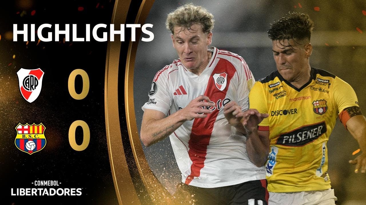 #ไฮไลท์ฟุตบอล [ ริเวอร์เพลท 0 - 0 บาร์เซโลน่า เอสซี ] โคปา ลิเบอร์ตาดอเรส 2025/9.4.68