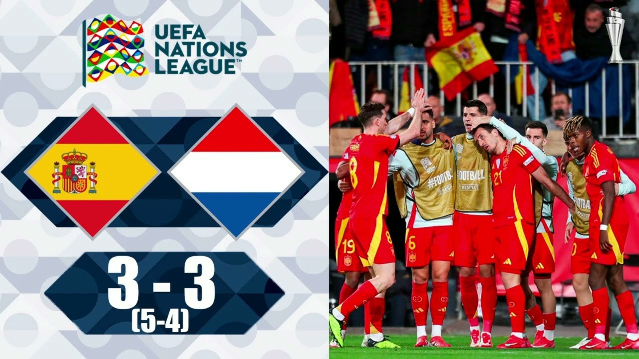 Full Match ย้อนหลัง [ สเปน vs เนเธอร์แลนด์ ] ยูฟ่า เนชั่นส์ ลีก 24.3.68