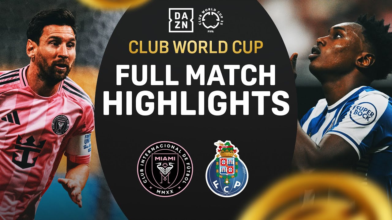 #ไฮไลท์ฟุตบอล [ อินเตอร์ ไมอามี่(ยูเอสเอ) 2 - 1 เอฟซี ปอร์โต้(โปรตุเกส) ] ฟีฟ่า คลับ เวิลด์ คัพ 2025/20.6.68