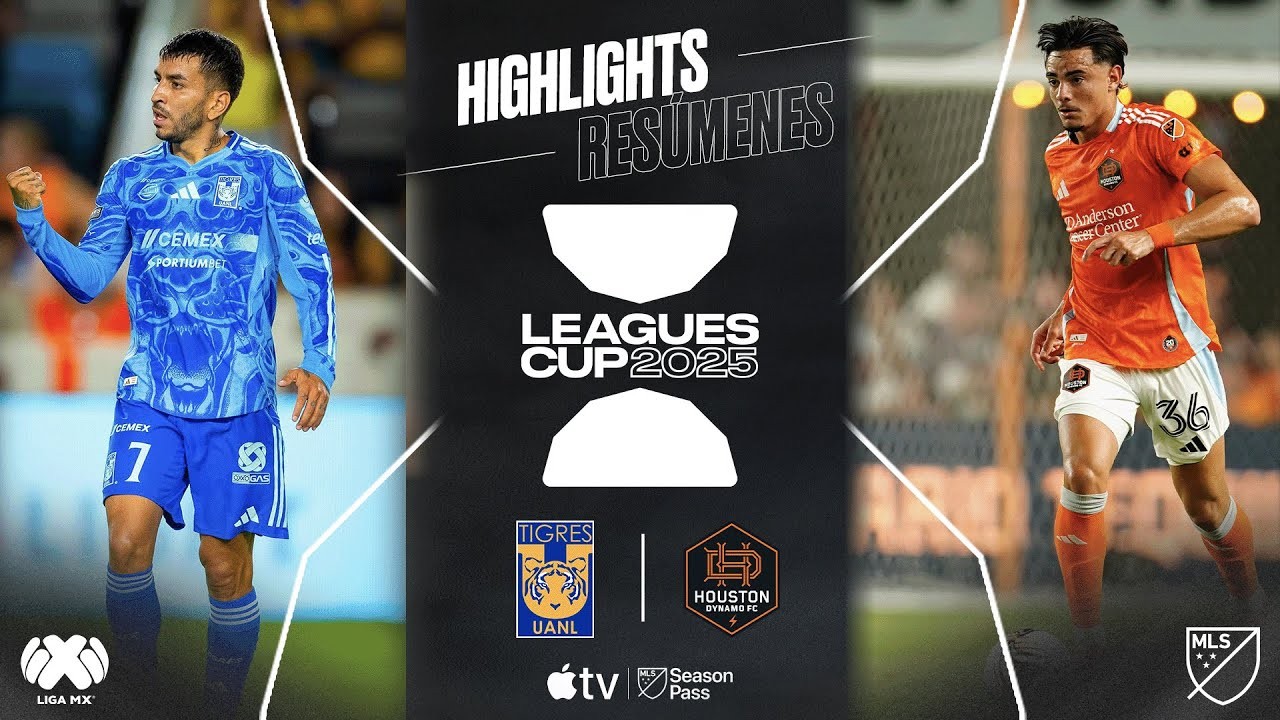 #ไฮไลท์ฟุตบอล [ ไทเกรส ยูเอเอ็นแอล 4 - 1 ฮุสตัน ไดนาโม ] อเมริกา ลีกคัพ 2025/30.7.68