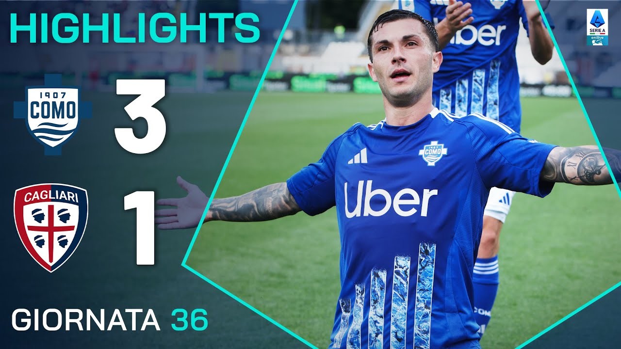 #ไฮไลท์ฟุตบอล [ โคโม่ 3 - 1 กายารี่ ] กัลโช่ เซเรียอา อิตาลี 2025/11.5.68