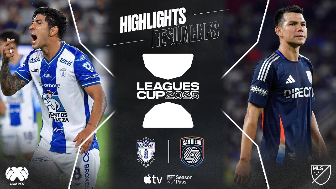 #ไฮไลท์ฟุตบอล [ ปาชูก้า 3 - 2 ซานดิเอโก้ เอฟซี ] อเมริกา ลีกคัพ 2025/30.7.68