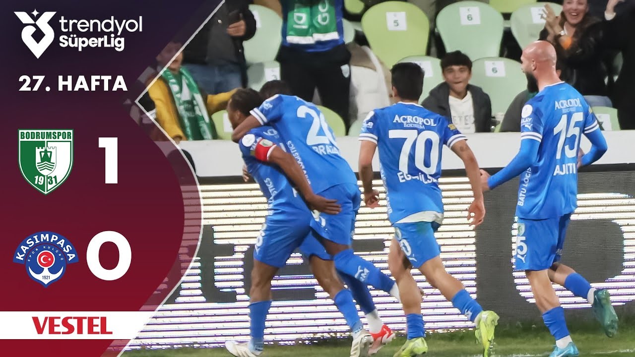 #ไฮไลท์ฟุตบอล [ โบดรุมสปอร์ 1 - 0 คาซิมปาซ่า ] ตุรกี ซุปเปอร์ลีก 2025/8.3.68