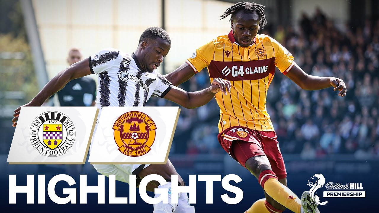 #ไฮไลท์ฟุตบอล [ เซนต์ เมียร์เรน 0 - 0 มาเธอร์เวลล์ ] สก็อตแลนด์ พรีเมียร์ลีก 2025/10.8.68