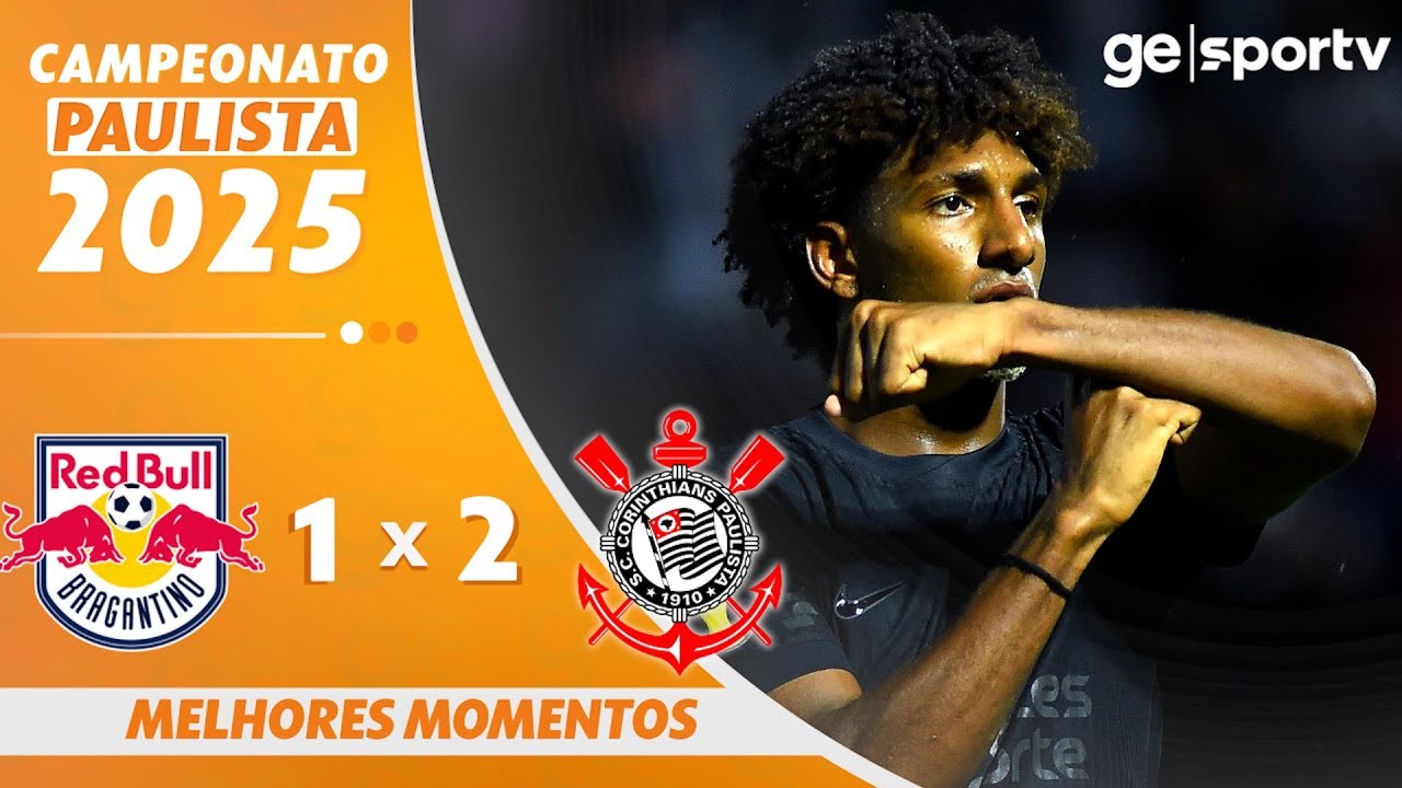 #ไฮไลท์ฟุตบอล [ บรากันติโน่ 1 - 2 โครินเธียนส์ ] บราซิล เปาลิสต้า 2025/17.1.68