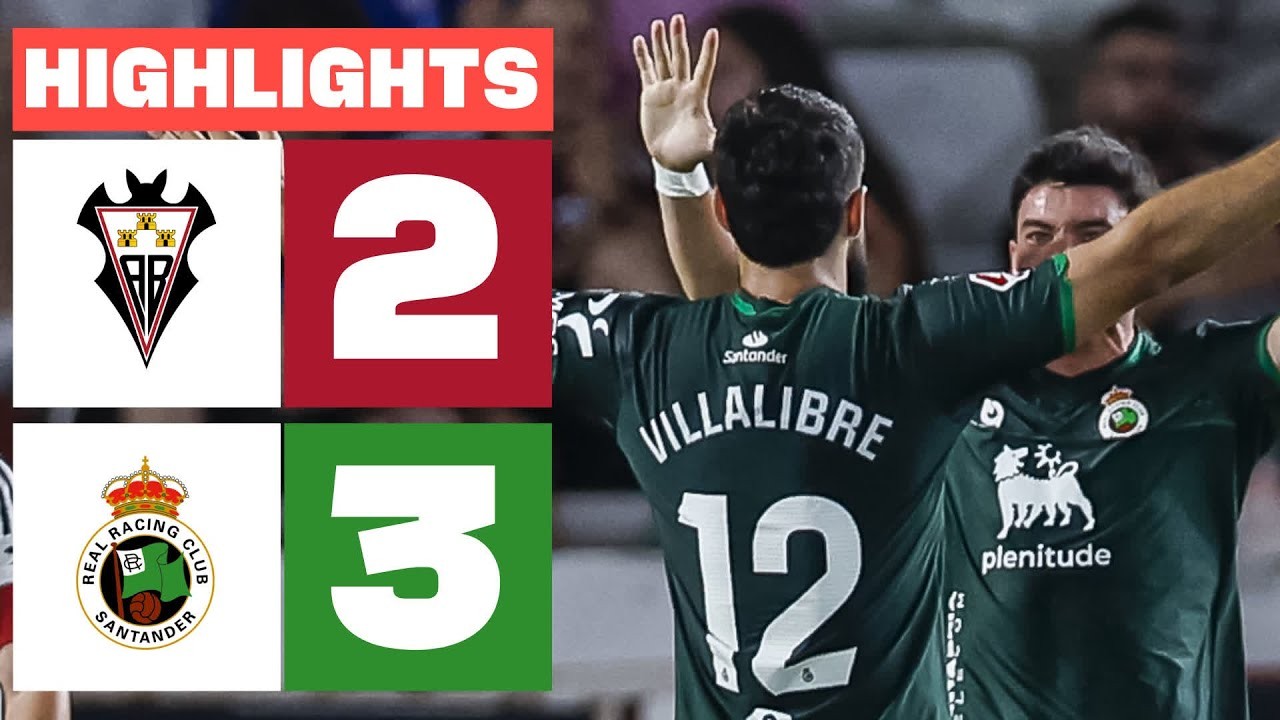 #ไฮไลท์ฟุตบอล [ อัลบาเซเต้ 2 - 3 ราซิ่ง ซานตานเดร์ ] อเดลันเต้ สเปน 2025/26.8.68