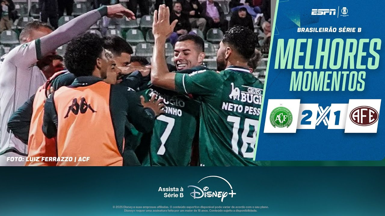 #ไฮไลท์ฟุตบอล [ ชาเปโคเอนเซ่ 2 - 1 เฟอร์โรเวียเรีย ] บราซิล ซีรี่ย์บี 2025/17.6.68