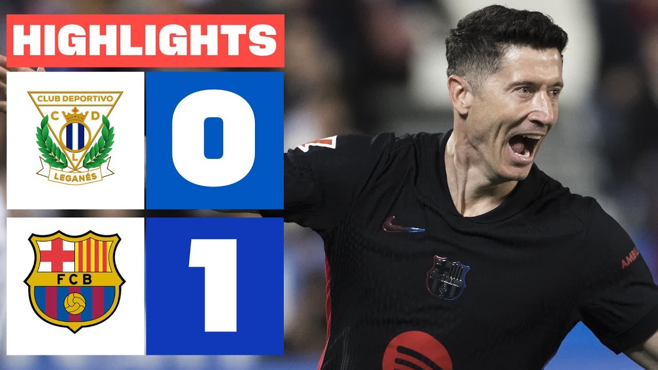 #ไฮไลท์ฟุตบอล [ เลกาเนส 0 - 1 บาร์เซโลน่า ] ลาลีก้า สเปน 2025/13.4.68