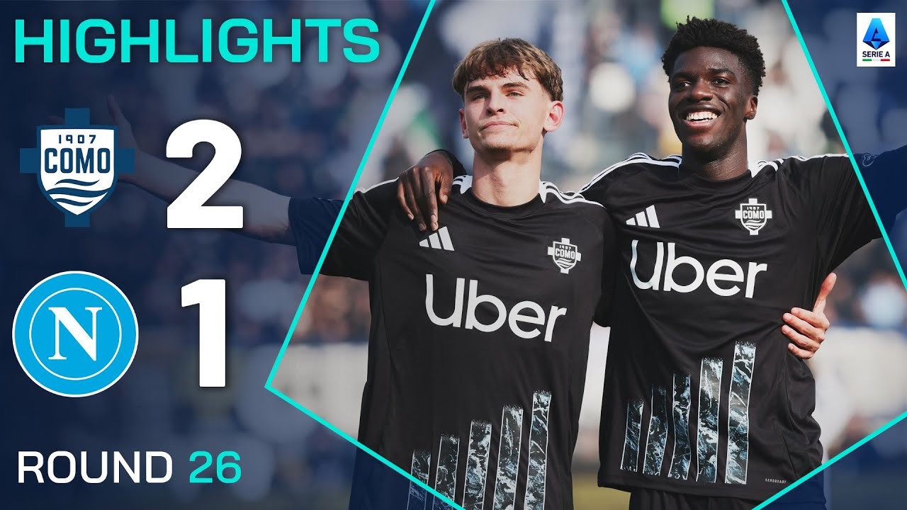 #ไฮไลท์ฟุตบอล [ โคโม่ 2 - 1 นาโปลี ] กัลโช่ เซเรียอา อิตาลี 2025/24.2.68