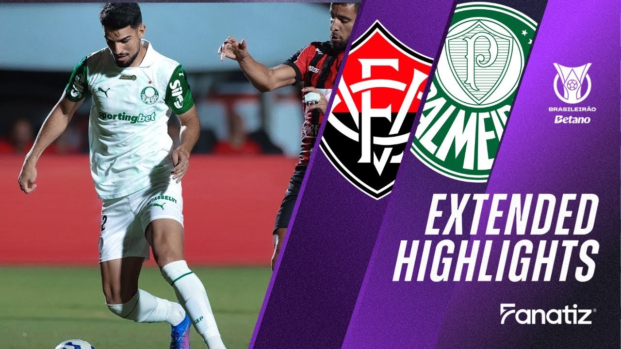 #ไฮไลท์ฟุตบอล [ วิตอเรีย บีเอ 2 - 2 พัลไมรัส ] บราซิล ซีรี่ย์เอ 2025/4.8.68