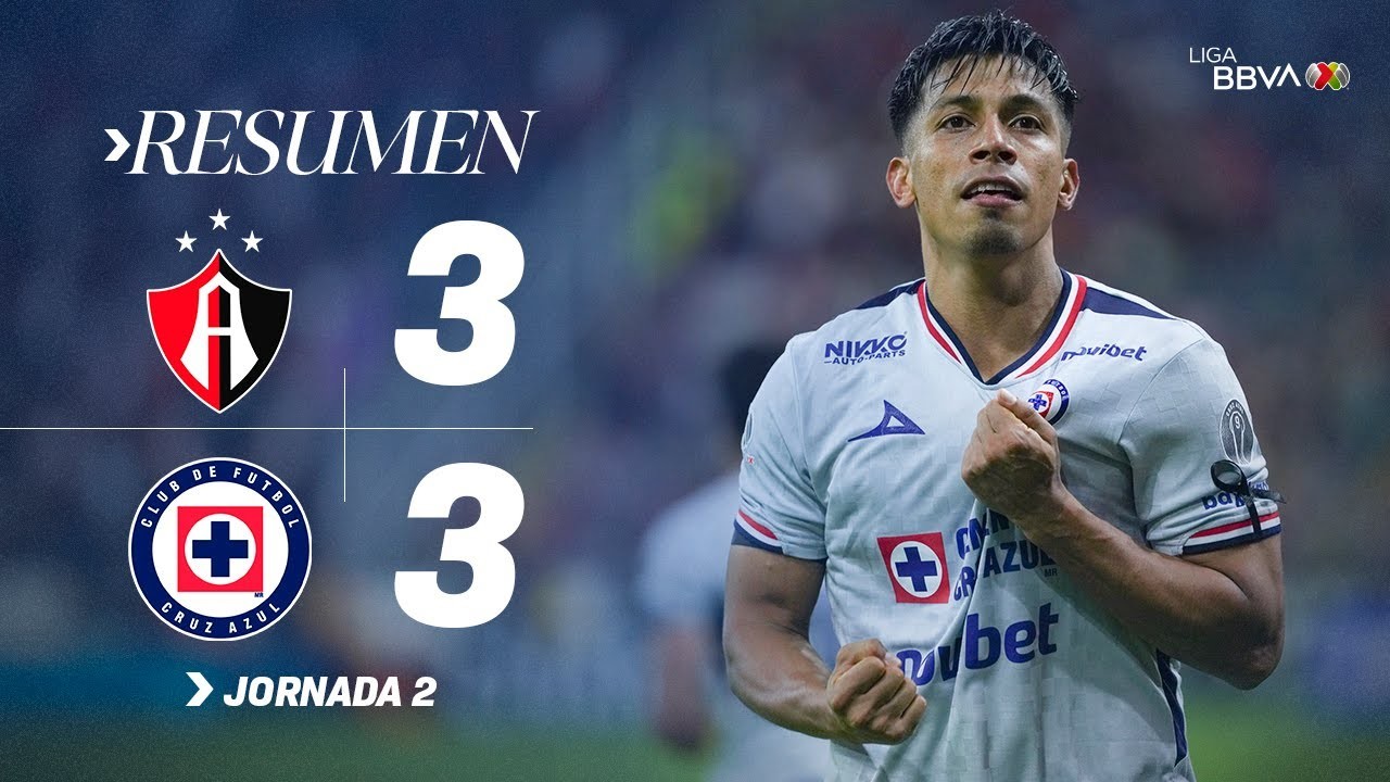 #ไฮไลท์ฟุตบอล [ อัตลาส 3 - 3 ครูซ อาซูล ] เม็กซิโก พรีเมร่า ดิวิชั่น 2025/20.7.68