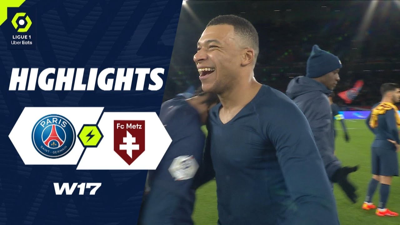 #ไฮไลท์ฟุตบอล [ ปารีส แซงต์ แชร์กแมง 3 - 1 เม็ตซ์ ] ลีกเอิง ฝรั่งเศส 2023/21.12.66