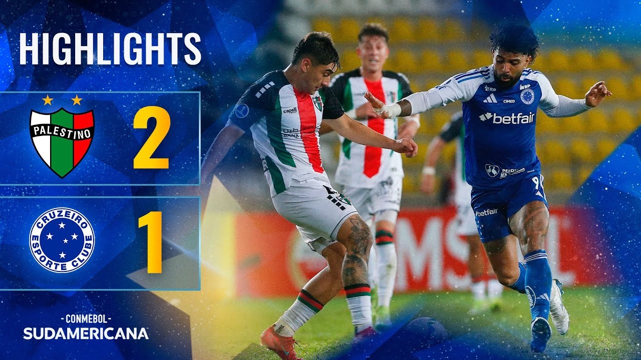 #ไฮไลท์ฟุตบอล [ ปาเลสติโน่ 2 - 1 ครูไซโร่ ] โคปา ซูดาเมริกาน่า 2025/25.4.68