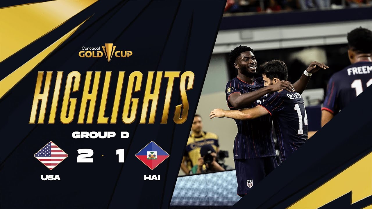 #ไฮไลท์ฟุตบอล [ สหรัฐอเมริกา 2 - 1 เฮติ ] คอนคาเคฟ โกลด์ คัพ 2025/23.6.68