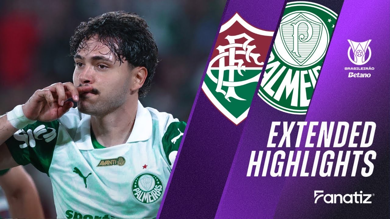 #ไฮไลท์ฟุตบอล [ ฟลูมิเนนเซ่ 1 - 2 พัลไมรัส ] บราซิล ซีรี่ย์เอ 2025/24.7.68