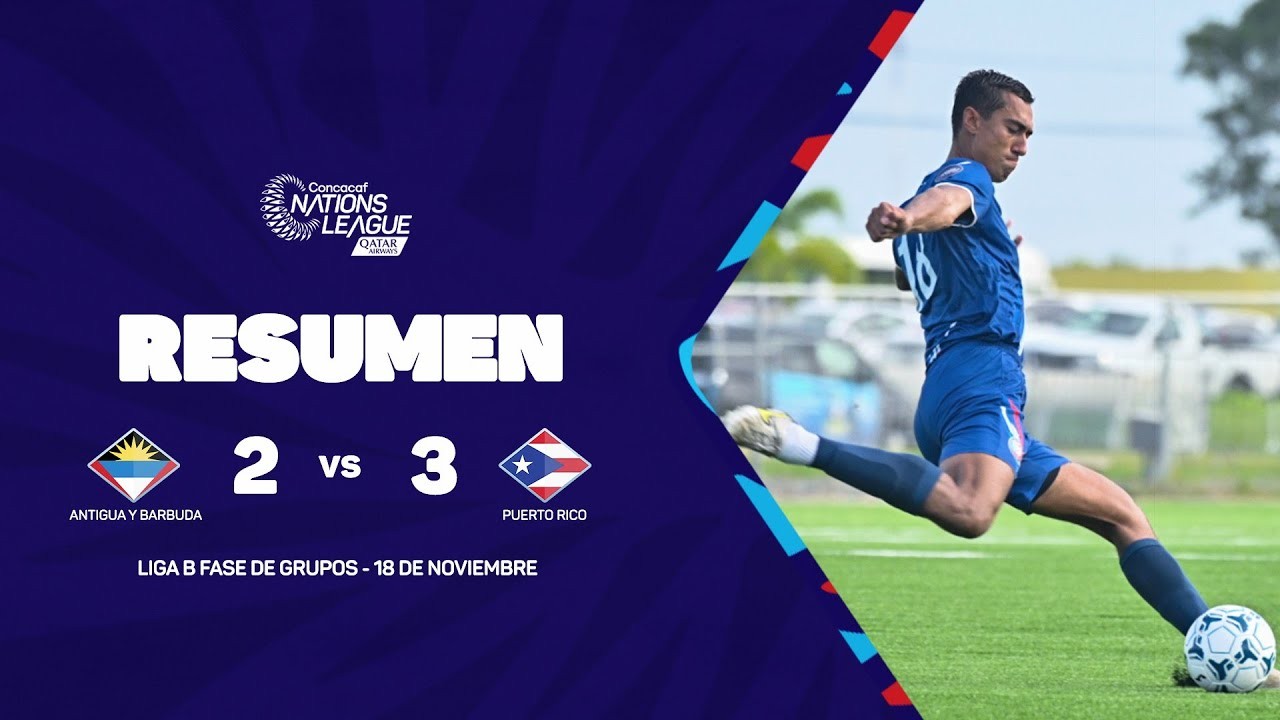 #ไฮไลท์ฟุตบอล [ แอนติกาและบาร์บูดา 2 - 3 เปอร์โตริโก ] คอนคาเคฟ เนชั่นลีก 2023/19.11.66