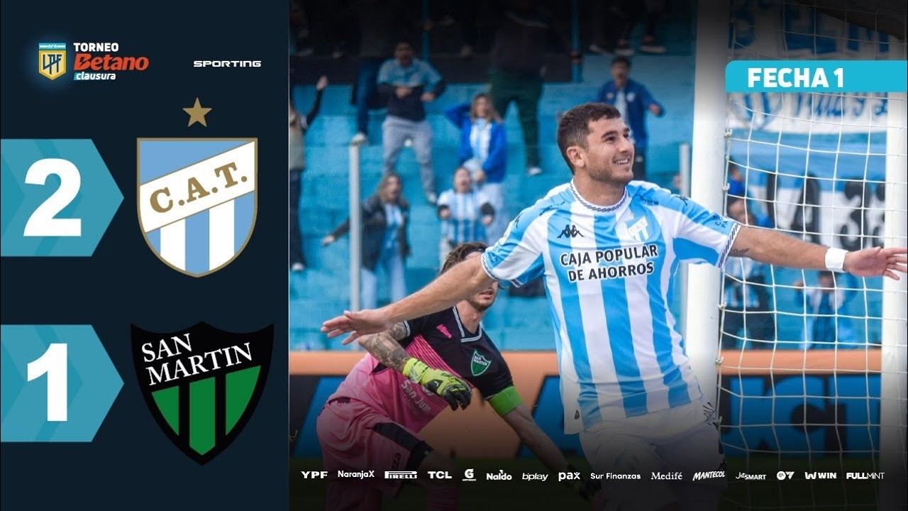 #ไฮไลท์ฟุตบอล [ แอตเลติโก ทูคูแมน 2 - 1 ซานมาร์ติน ซานฮวน ] อาร์เจนติน่า พรีเมียร์ ดิวิชั่น 2025/14.7.68