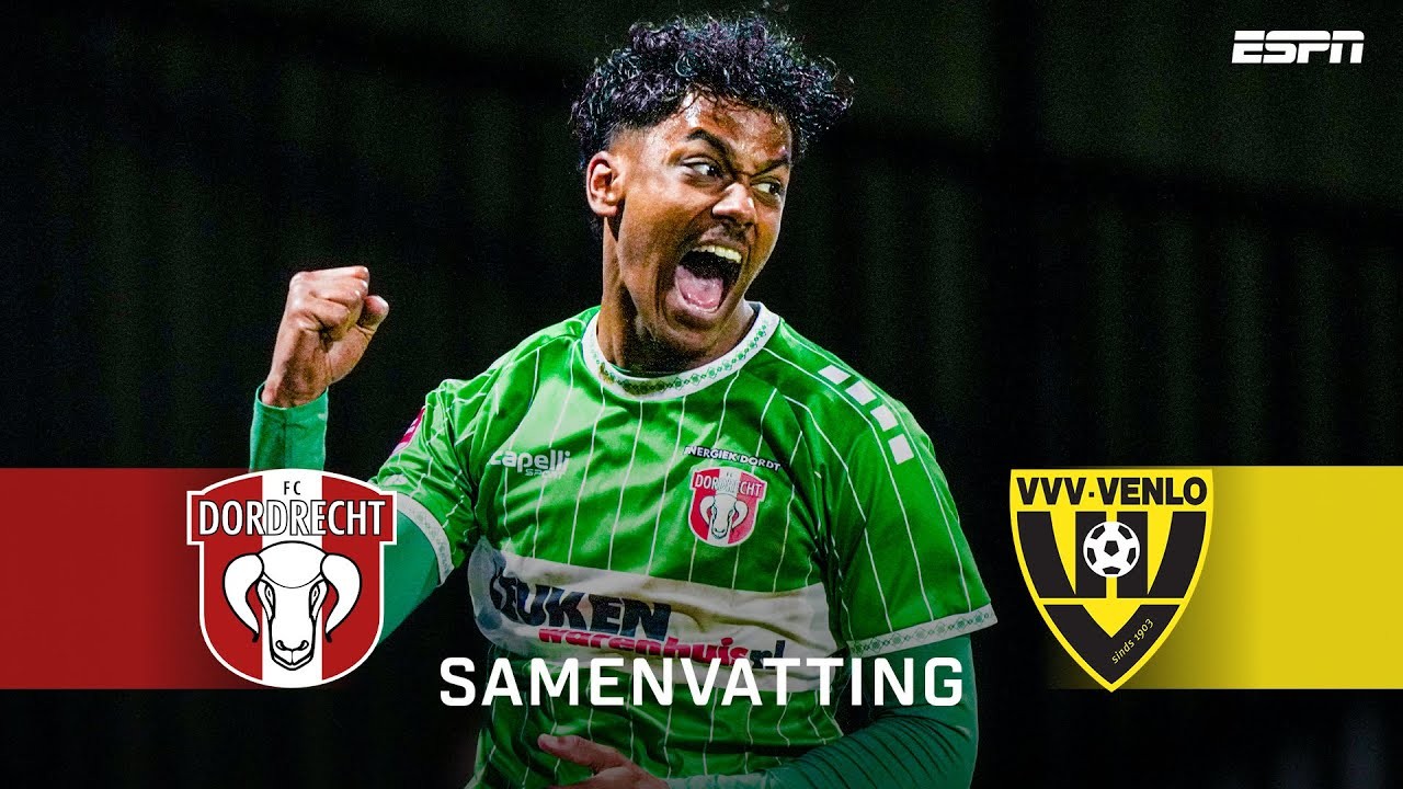 #ไฮไลท์ฟุตบอล [ ดอร์เดรชท์ 4 - 0 วีวีวี เวนโล่ ] จูปิแลร์ลีก ฮอลแลนด์ 2025/15.3.68