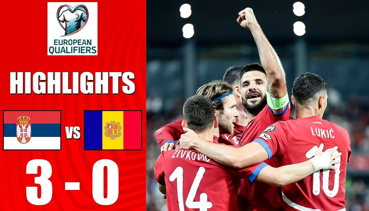 #ไฮไลท์ฟุตบอล [ เซอร์เบีย 3 - 0 อันดอร์ร่า ] ฟุตบอลโลก รอบคัดเลือก โซนยุโรป 2025/11.6.68